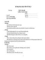 Giáo án MT 7 (Có thuyết minh)