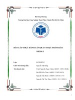 Báo cáo cảm quan 3 