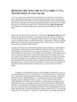 BÌNH BÀI ĐÀN GHI TA CỦA LORCA