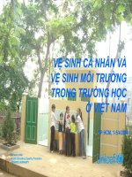 BGD ĐT : VSMT trong truong hoc tai VN (Huê 24-26,8.2009)