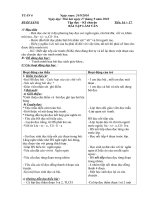 giáo án lớp 3 tuàn 6 hai buổi