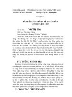 Bản báo cáo thành tích