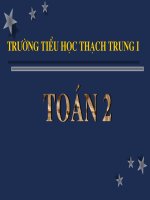 Toán 2 (12 trừ đi một số ...) - TH Thạch Trung I - TP Hà Tĩnh