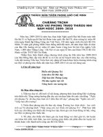 KẾ HOẠCH CÔNG TÁC ĐỘI 2009-2010