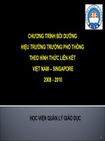 Chương trình bồi dưỡng CBQL