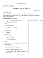 Giáo án ôn TN
