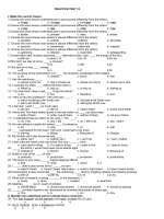  Đề kiểm tra tiếng anh lớp 12 số 12