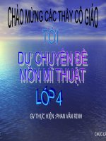 giáo án mĩ thuật 4