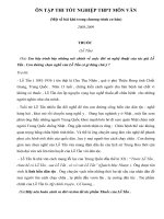 Hướng dẫn ôn thi TN một số bài văn khó