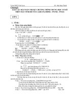 GIÁO ÁN DẠY MTBT CASIO LỚP 6;7;8;9