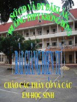 Tiết 18: CẤU TẠOVÀ TÍNH CHẤT CỦA AMIN, AMINO AXIT VÀ PROTEIN