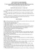 KHUNG CHƯƠNG TRÌNH NĂM HỌC 2009 - 2010