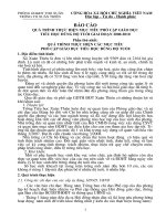 BC Tổng kết 10 năm PCGDTH ĐĐT