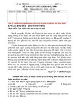 Đề KSĐN Tiếng Việt 4