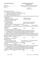 Trọn bộ đề thi trắc nghiệm VL10