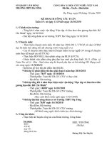 Kế hoạch công tác tuần 10 năm 2010