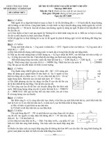 Đề thi vào 10 chuyên Lý năm 2009 -2010