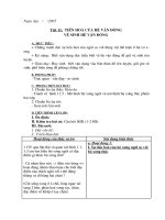 Giáo án sinh 8 tron bộ