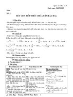 ĐẠI SỐ 9 -TUẦN 7