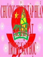 Các bài hát trong năm học 2009 - 2010