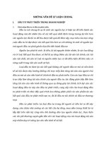 NHỮNG VẤN ĐỀ LÝ LUẬN CHUNG