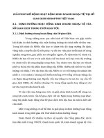 GIẢI PHÁP MỞ RỘNG HOẠT ĐỘNG KINH DOANH NGOẠI TỆ TẠI SỞ GIAO DỊCH NHNOPTNN VIỆT NAM