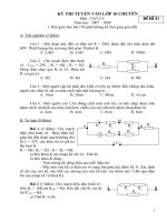 đề ôn 17 KỲ THI TUYỂN VÀO LỚP 10 CHUYÊN