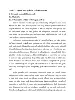 CƠ SỞ LÝ LUẬN VỀ HIỆU QUẢ SẢN XUẤT KINH DOANH