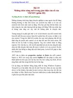 Những chức năng mới trong giao diện cửa sổ của VB.NET (phần III)