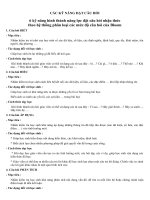 Các kĩ năng đặt câu hỏi