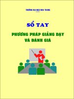 Sổ tay phương pháp giảng dạy và đánh giá