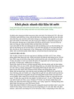 Khoi phuc nhanh du lieu bi mat