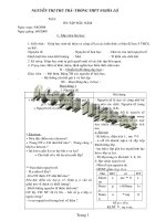 giáo án 10 a nâng cao