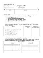 đề KT 1 tiết GDCD7- tích hợp môi trường