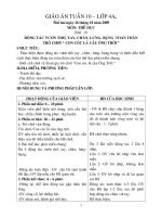 Giáo án lớp 4 - Tuần 10 - Cực kĩ, cực HOT