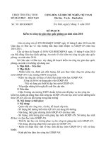 KH kiểm tra CT GDQP 2010