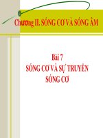 Sóng Cơ Và Sự Truyền Sóng Cơ