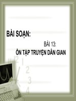 Bài 13. Ôntập truyện dân gian