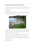 TRE EM TU VONG NHIEU DO DUOI NUOC