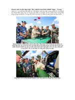 ảnh cuộc tập trận sứ mệnh hòa bình Nga - Trung