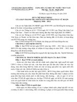 Quy chế làm việc của ban TTND