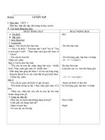 TOÁN: LUYỆN TẬP (Tuần 7 - sáng)