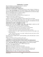 Participle clauses