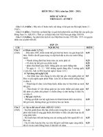 ĐỀ KIỂM TRA 1 TIẾT - 12