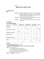 Đề kiểm tra tiếng việt 9 -đáp án