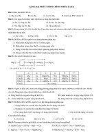 kim loại kiềm thổ