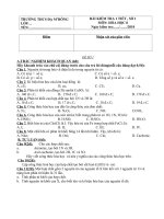 Đề kiểm tra 1 tiết(bài số 1)