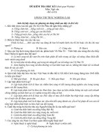 de th hoc ky 1 lop 11