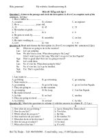 Bộ đề thi học kỳ - 6,7,8,9