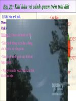 Dia 8 bai 20 Khi hau va canh quan tren trai dat